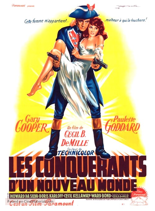 Unconquered - French Movie Poster