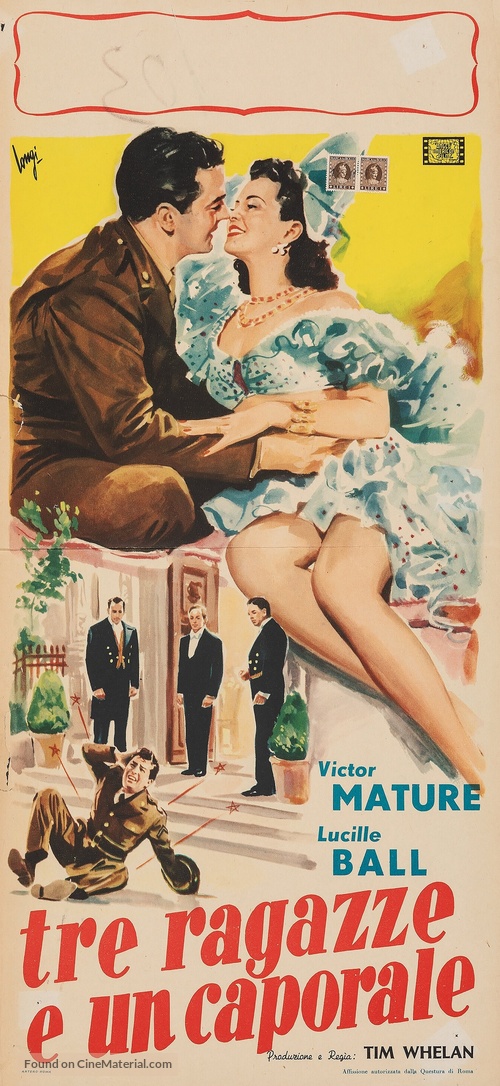 Seven Days&#039; Leave - Italian Movie Poster