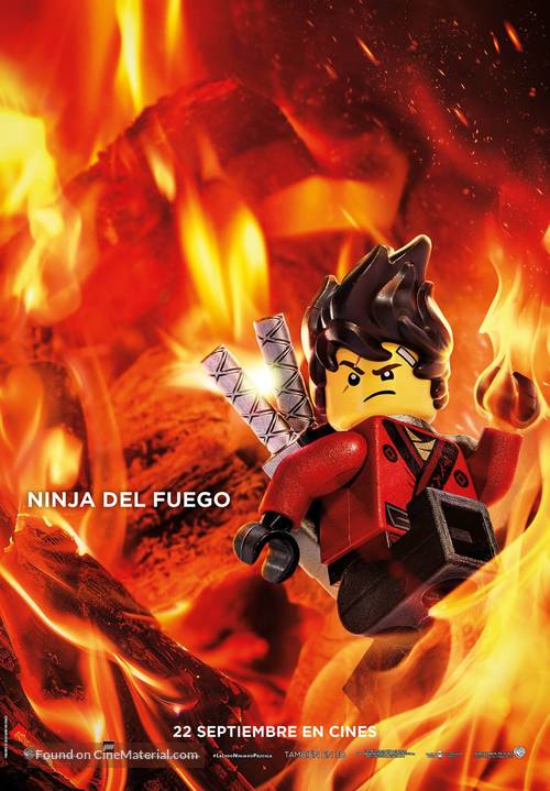 The Lego Ninjago Movie - Spanish Movie Poster