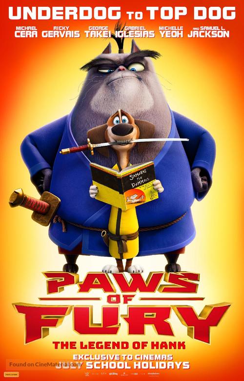 Paws of Fury: The Legend of Hank - Australian Movie Poster
