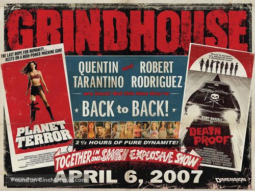 Grindhouse - British Movie Poster