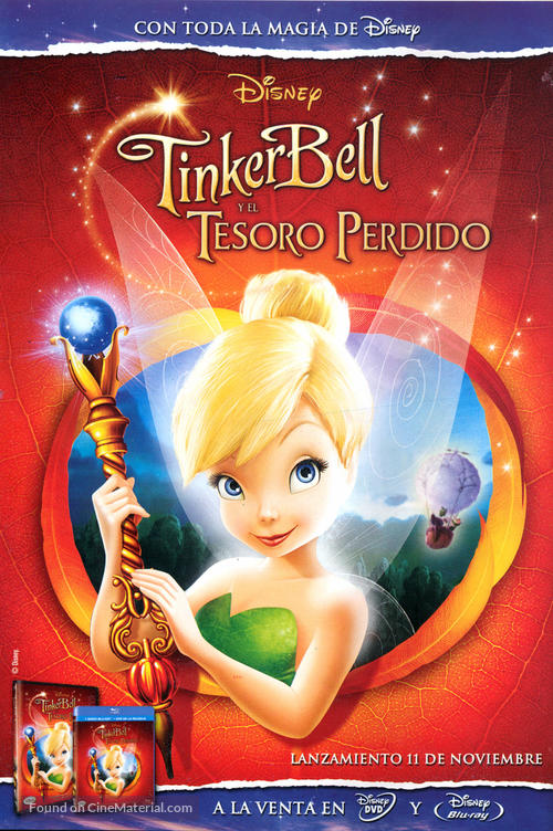 Tinker Bell and the Lost Treasure - Argentinian Video release movie poster