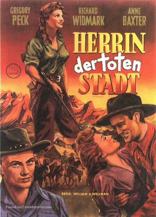 Yellow Sky - German Movie Poster