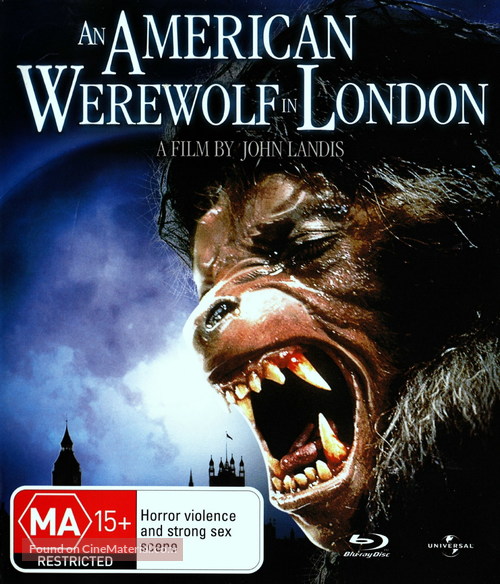 An American Werewolf in London - Australian Blu-Ray movie cover