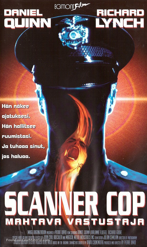 Scanner Cop - Finnish VHS movie cover