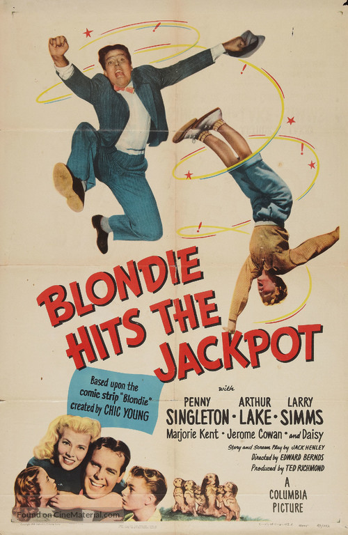 Blondie Hits the Jackpot - Movie Poster