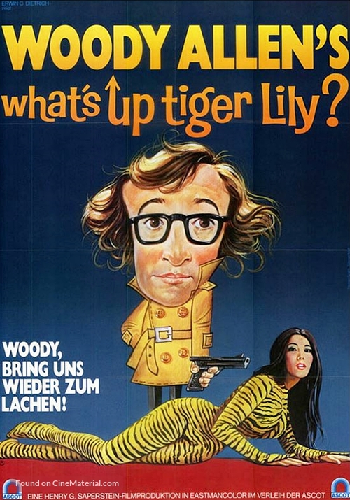 What&#039;s Up, Tiger Lily? - German Movie Poster