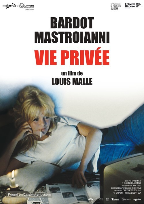 Vie priv&eacute;e - French Re-release movie poster