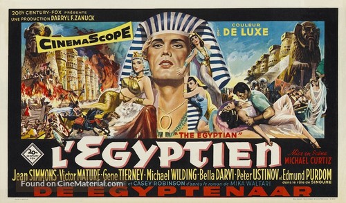 The Egyptian - Belgian Movie Poster