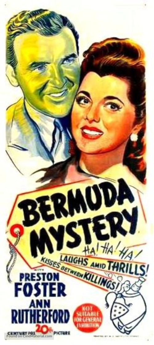 Bermuda Mystery - Australian Movie Poster