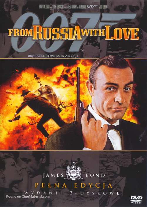 From Russia with Love - Polish DVD movie cover