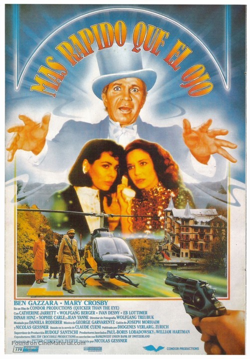 Quicker Than the Eye - Spanish Movie Poster