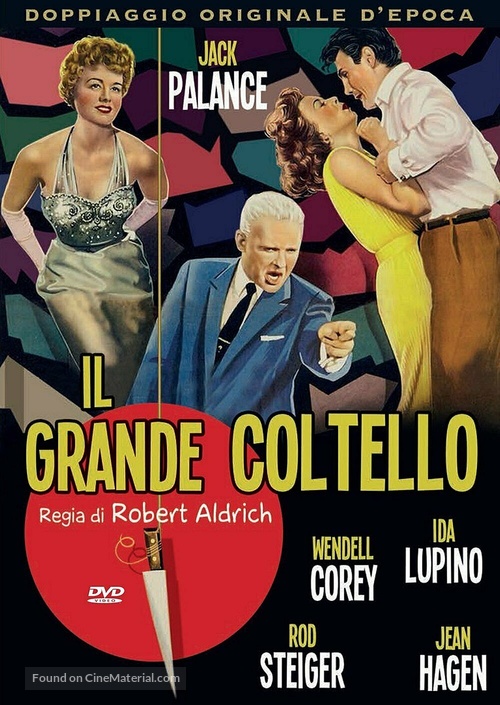 The Big Knife - Italian DVD movie cover