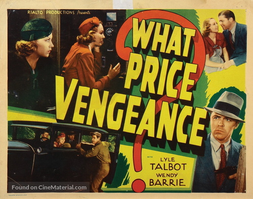 What Price Vengeance - Movie Poster