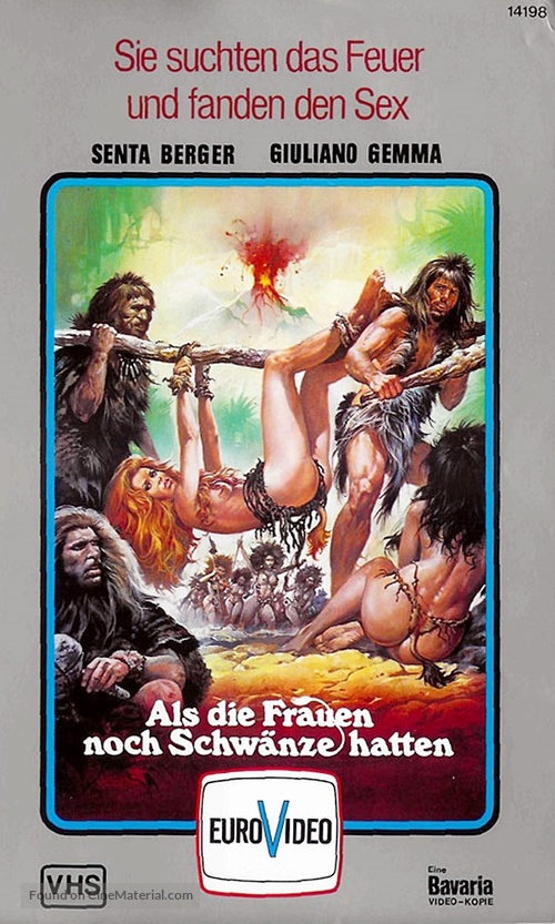 Quando le donne avevano la coda - German VHS movie cover