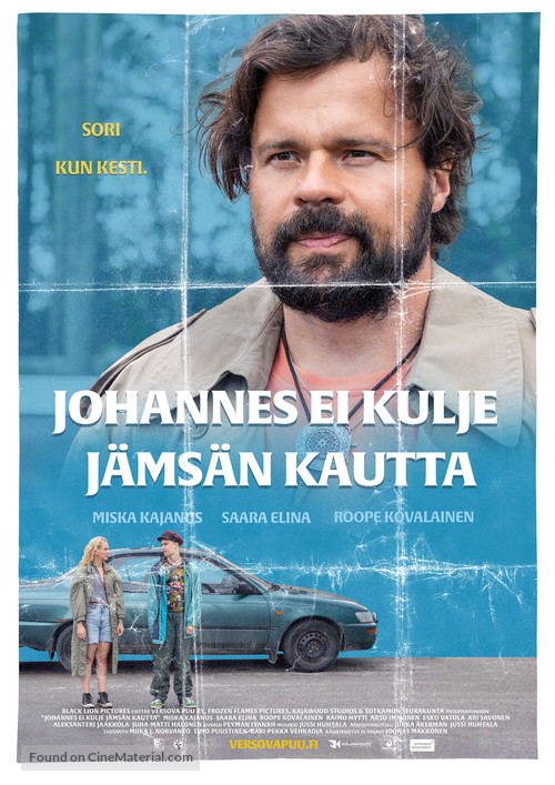 Johannes ei kulje J&auml;ms&auml;n kautta - Finnish Movie Poster