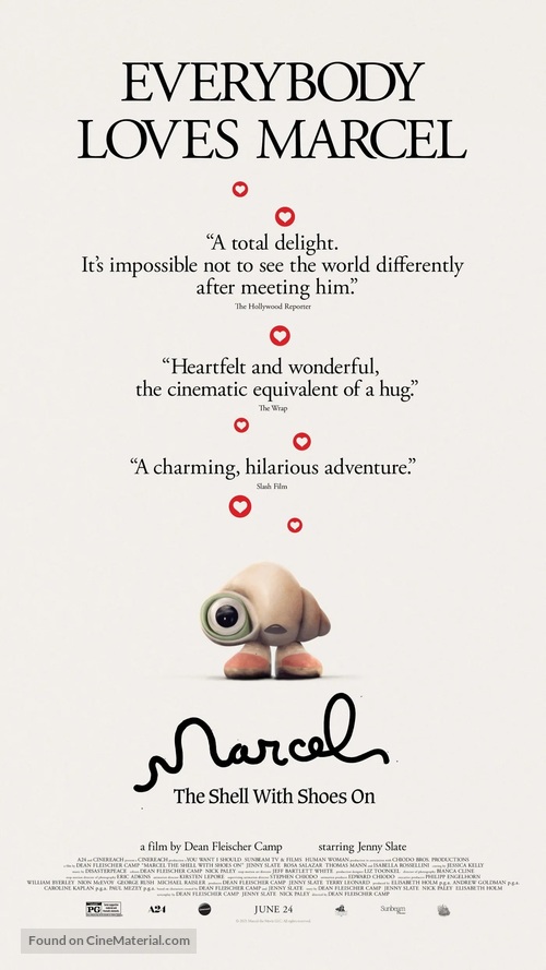 Marcel the Shell with Shoes On - Movie Poster