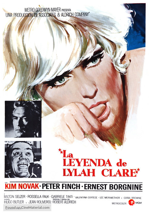 The Legend of Lylah Clare - Spanish Movie Poster