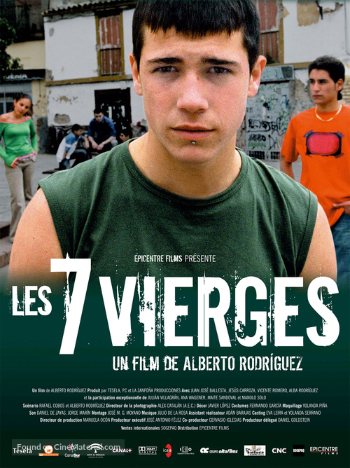 7 v&iacute;rgenes - French Movie Poster