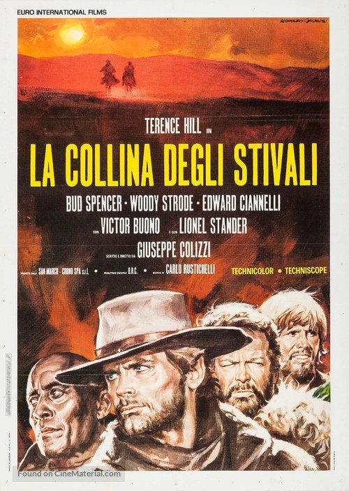 La collina degli stivali - Italian Movie Poster
