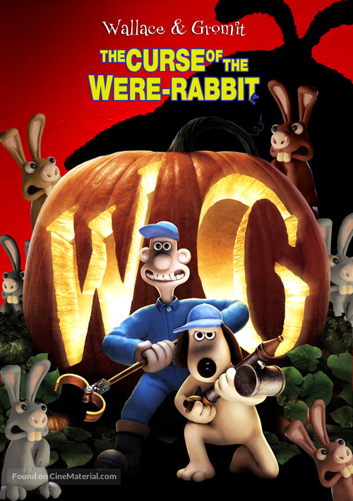 Wallace &amp; Gromit in The Curse of the Were-Rabbit - DVD movie cover