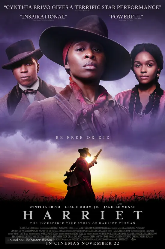 Harriet (2019) British movie poster
