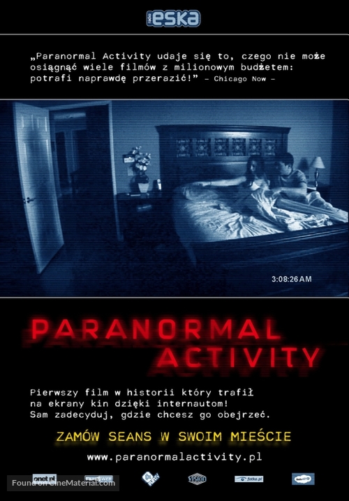 Paranormal Activity - Polish Movie Poster
