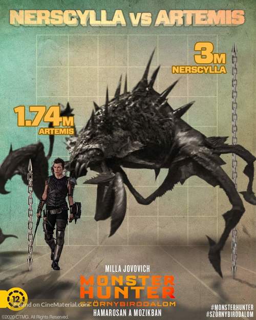 Monster Hunter - Hungarian Movie Poster