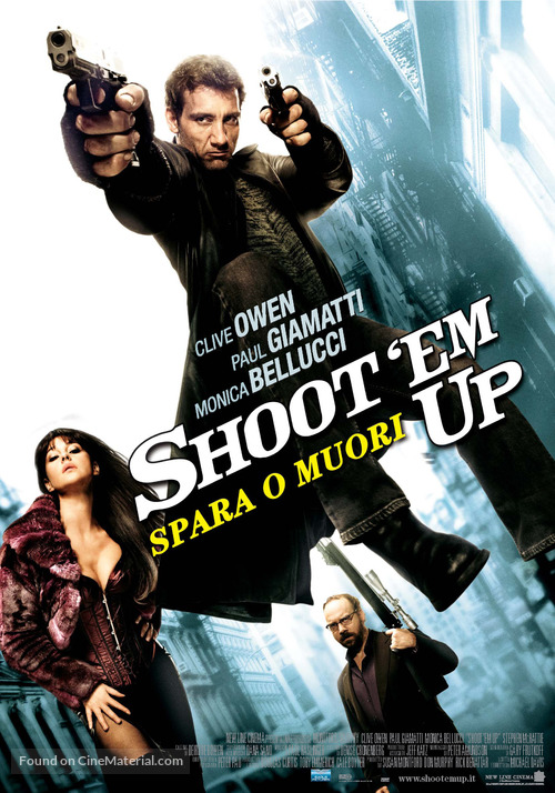 Shoot &#039;Em Up - Italian Movie Poster