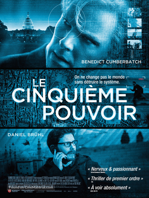 The Fifth Estate - French Movie Poster