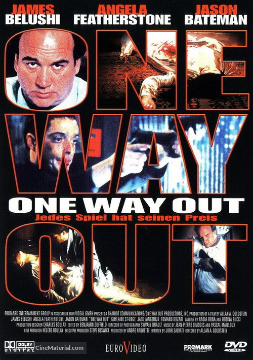 One Way Out - German DVD movie cover