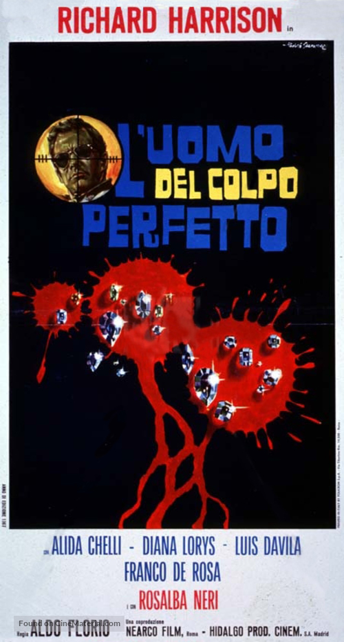 L&#039;uomo del colpo perfetto - Italian Movie Poster