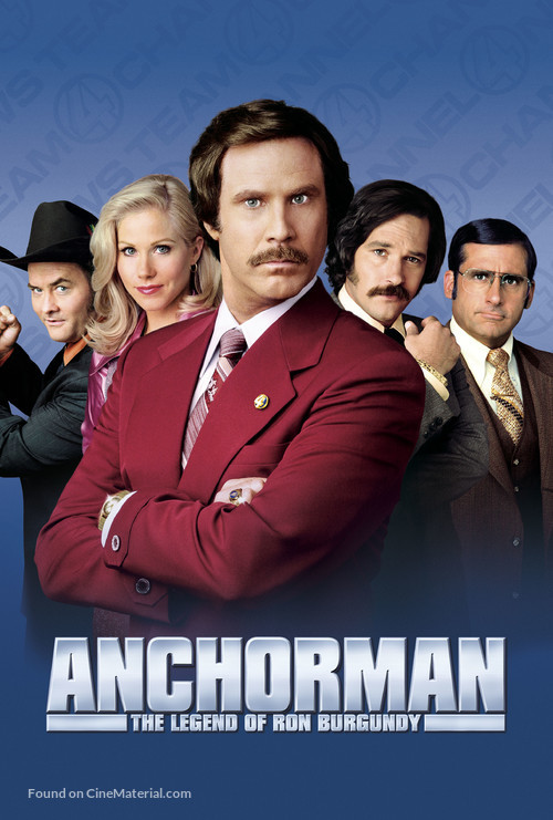 Anchorman: The Legend of Ron Burgundy - Movie Poster