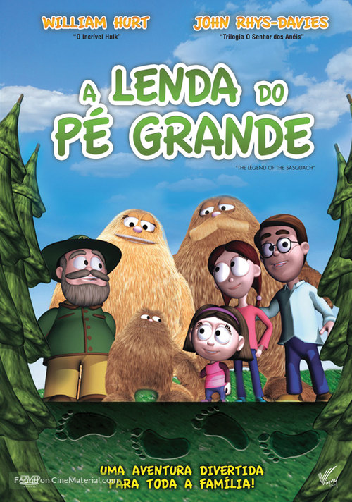 The Legend of Sasquatch - Brazilian DVD movie cover