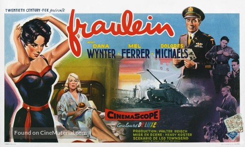 Fr&auml;ulein - Belgian Movie Poster