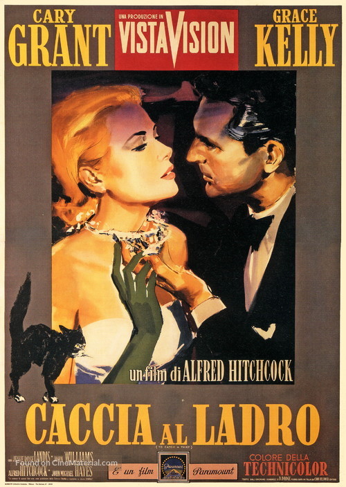 To Catch a Thief - Italian Movie Poster