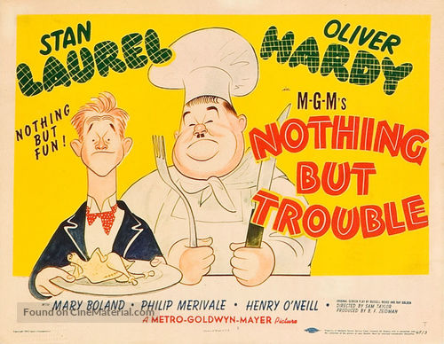 Nothing But Trouble - Movie Poster