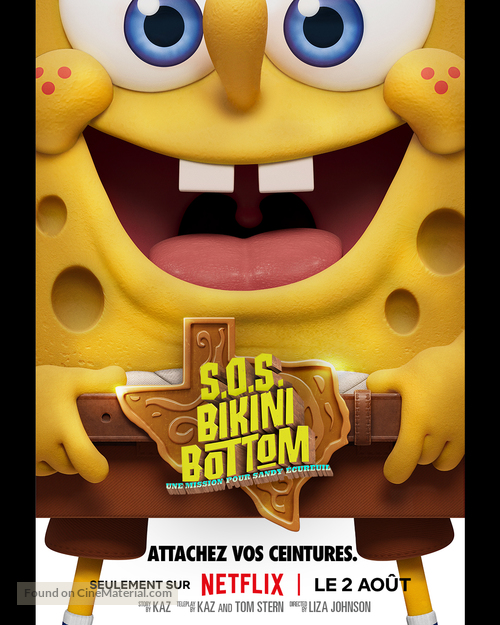 Saving Bikini Bottom: The Sandy Cheeks Movie - French Movie Poster