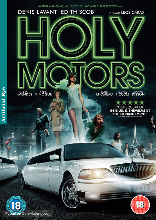 Holy Motors - British DVD movie cover