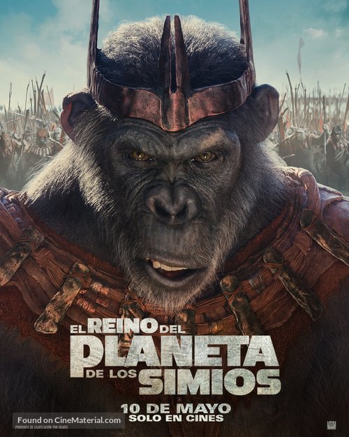 Kingdom of the Planet of the Apes - Spanish Movie Poster