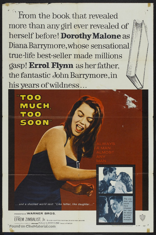 Too Much, Too Soon - Movie Poster