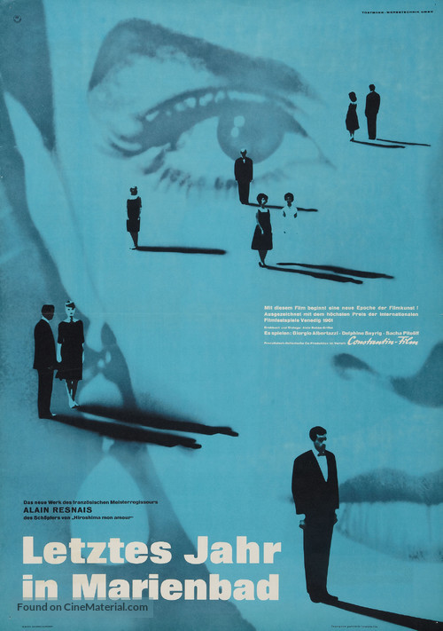 L&#039;ann&eacute;e derni&egrave;re &agrave; Marienbad - German Movie Poster
