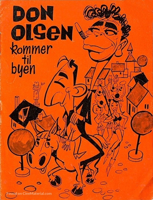 Don Olsen kommer til byen - Danish Movie Poster