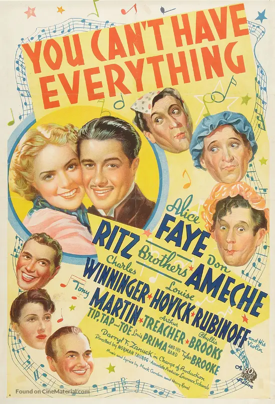 You Can&#039;t Have Everything - Movie Poster