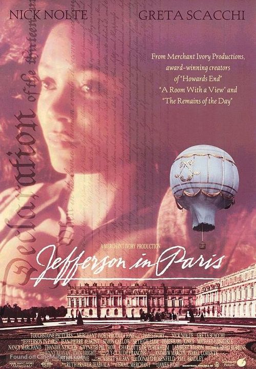 Jefferson in Paris - Movie Poster