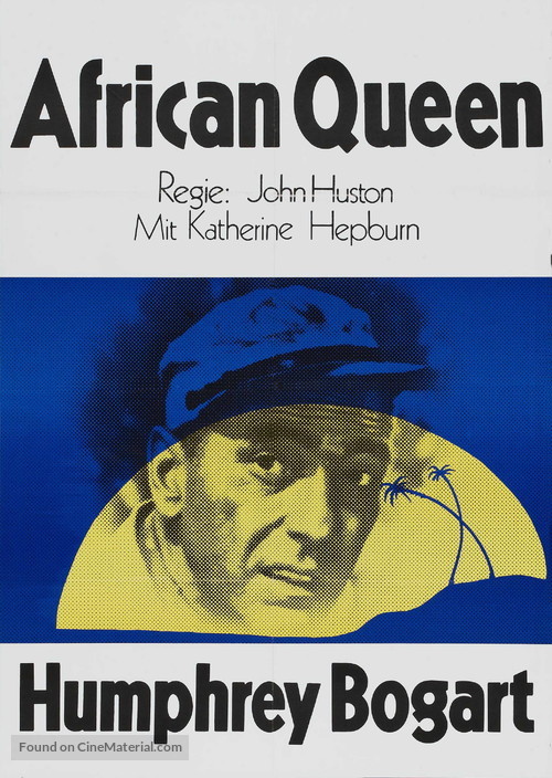The African Queen - German Re-release movie poster