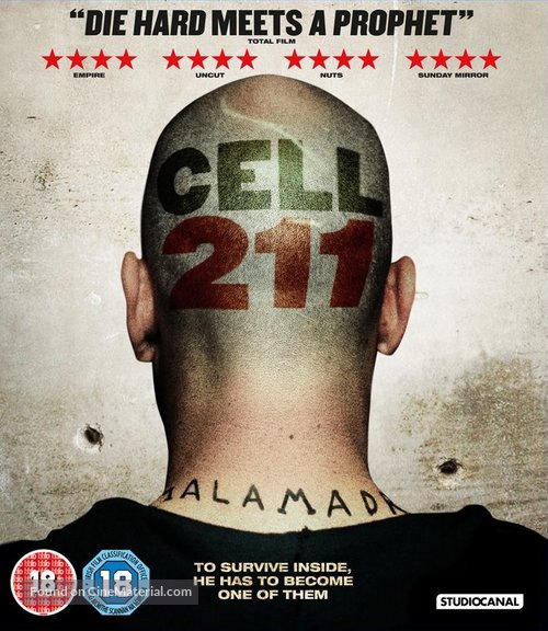 Celda 211 - British Blu-Ray movie cover