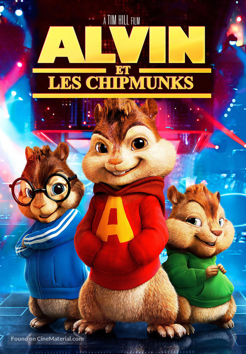 Alvin and the Chipmunks - French DVD movie cover