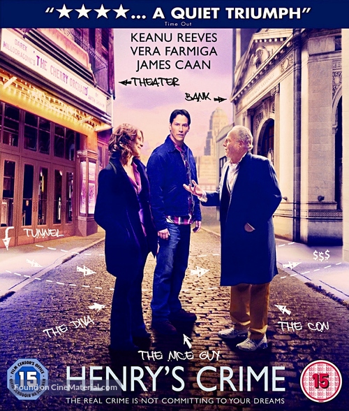 Henry&#039;s Crime - British Blu-Ray movie cover