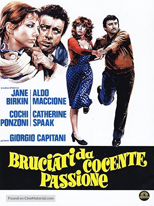 Bruciati da cocente passione - Italian Movie Poster